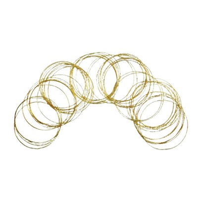 Gold Metal Bangle Bracelets Pack of 50 