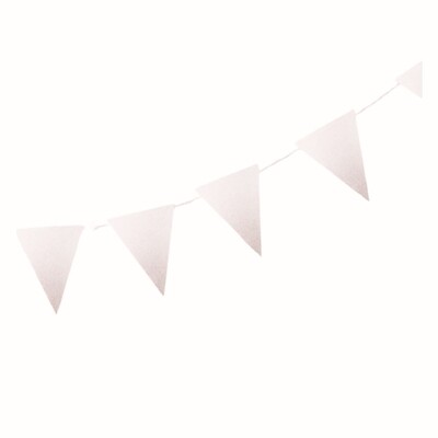 Iridescent Glitter Bunting Flag Banner 4m