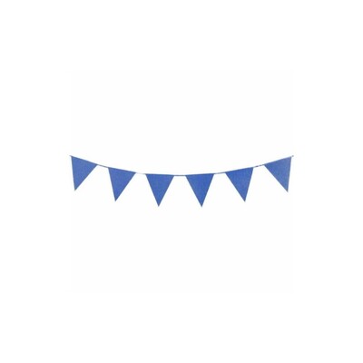 Blue Glitter Bunting Flag Banner 3.5m