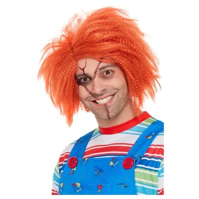 Orange Chucky Frizzy Halloween Wig
