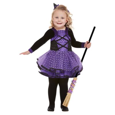Toddler Pretty Star Witch Halloween Costume (1-2 Yrs) Pk 1