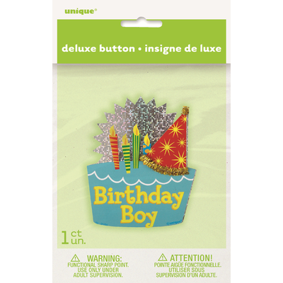 Birthday Boy 3D Badge Pk 1