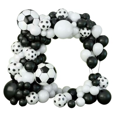 Soccer Balloon Garland Kit 97 Pieces | Football Party Balloon Arch Kit