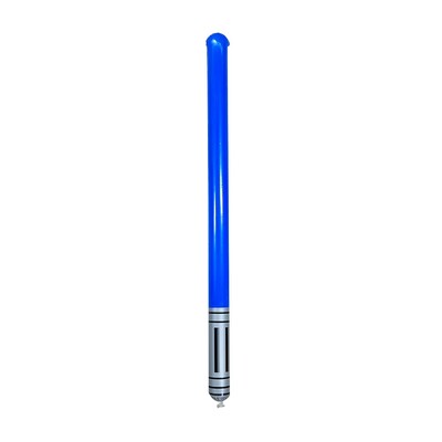 Inflatable Blue Light Sword 80cm | Plastic Party Toy Costume Accessory