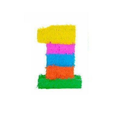 Number 1 Piñata | Colourful Birthday Party Number Piñata