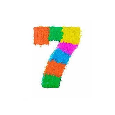 Number 7 Piñata | Colourful Birthday Party Number Piñata