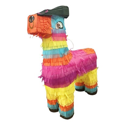 Multicolour Mexican Bull Piñata – Fillable Fiesta Party Candy Piñata Decoration