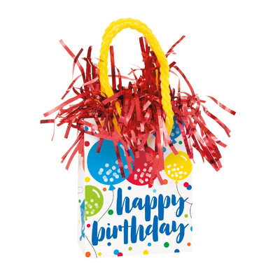 Happy Birthday Giftbag Balloon Weight (Pk 1)