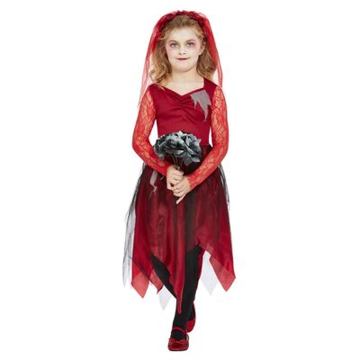 Child Graveyard Bride Halloween Costume (Large, 10-12 Yrs)