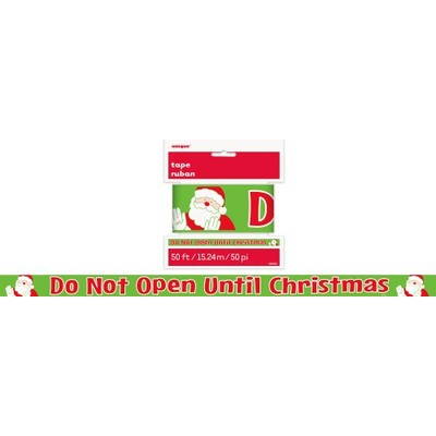 Do Not Open Until Christmas Caution Tape (15m) Pk 1