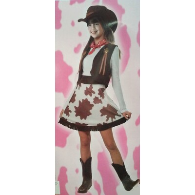 Child Cowgirl Costume (Small, 4-6 Years)