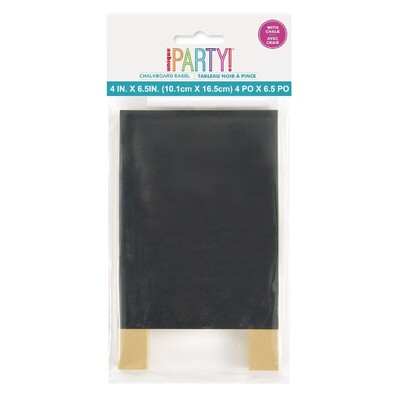 Mini Message Blackboard Easel with Chalk