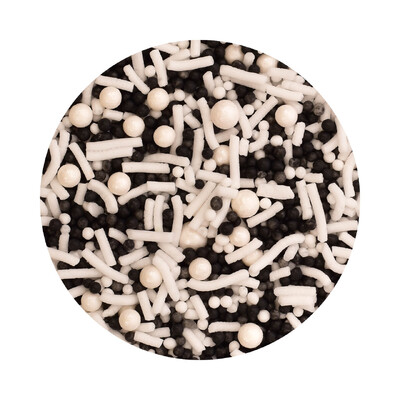 AFL Collingwood Edible Cake Sprinkles (80g)