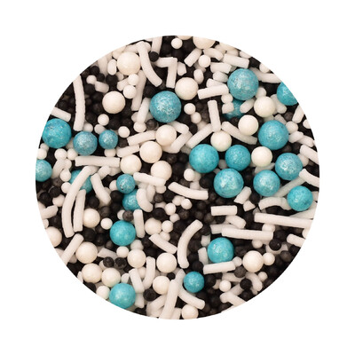 AFL Port Adelaide Edible Cake Sprinkles (80g)