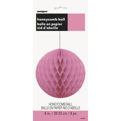 Hot Pink Honeycomb Ball Decoration (20cm) Pk1 