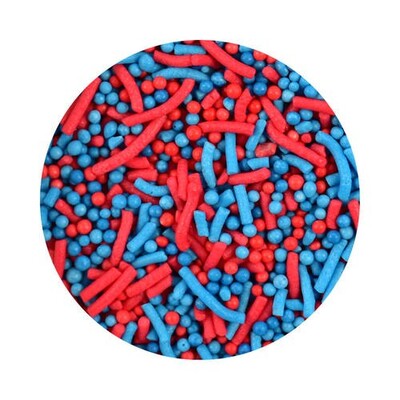 Newcastle Knights Colours Edible Sprinkles (120g) Pk 1