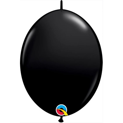 Onyx Black Quicklink Linking Latex Balloons (12in-30cm) Pk 10