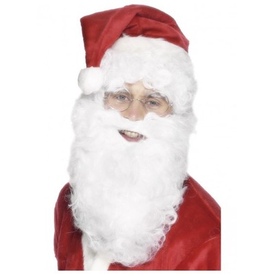 Christmas White Santa Beard Pk 1 (BEARD ONLY)