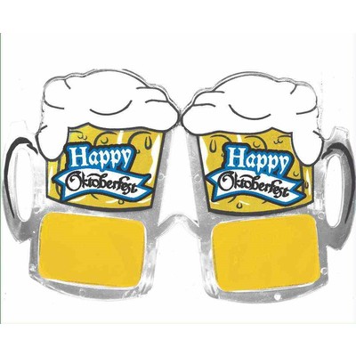 Happy Oktoberfest Beer Glass Costume Glasses Pk 1