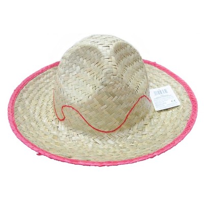 Child Straw Sombrero Hat Pk 1 