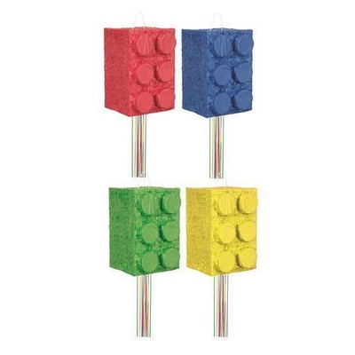 Building Block Pull Pinata Pk 1 (1 PINATA ONLY)