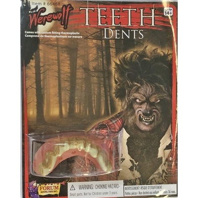 Custom Fit Halloween Werewolf Teeth
