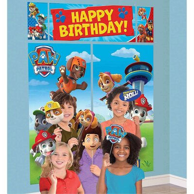Paw Patrol Scene Setter Decoration with Photo Props (17  Pieces)
