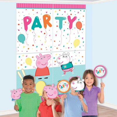 Peppa Pig Scene Setter With Photo Props PK 16