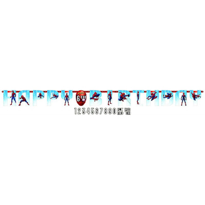 Spiderman Customisable Giant Banner (3m) Pk 1