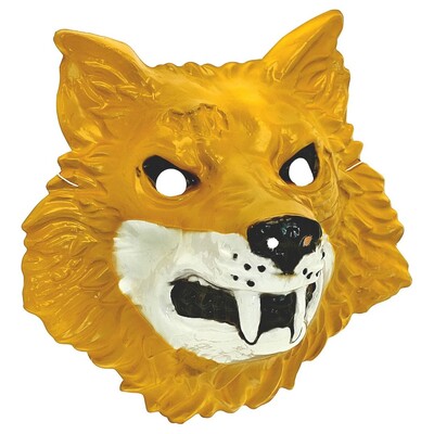 Adult Wolf PVC Face Mask | Fierce Animal Costume Mask for Adults & Kids
