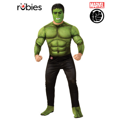 Hulk Adult Deluxe Costume X-Large – Muscle Jumpsuit & Mask