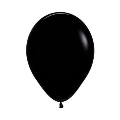 Fashion Black Latex Balloons 5 Inch (12cm) Pack of 20 | Professional Quality Balloons