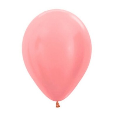 Satin Pearl Pink Latex Balloons 5 Inch (12cm) Pack of 20 | Professional Quality Balloons