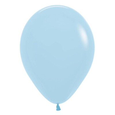 Balloons Matte Pastel Blue Latex Balloons 5 Inch (12cm) Pack of 20 | Professional Quality Balloons