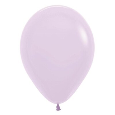 Matte Pastel Lilac Latex Balloons 5 Inch (12cm) Pack of 20 | Professional Quality Balloons Light Purple