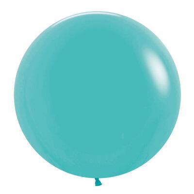 Matte Caribbean Blue Latex Balloon 36in 90cm (Pk 1)