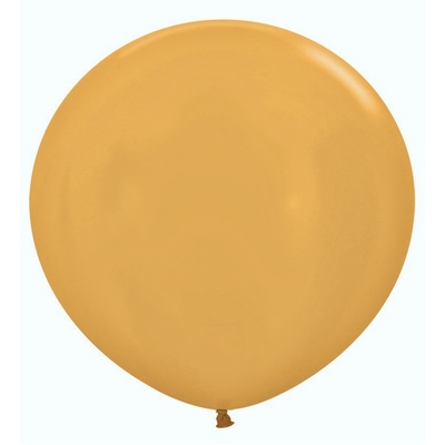 Shimmer Gold Latex Balloon 36in 90cm (Pk 1)