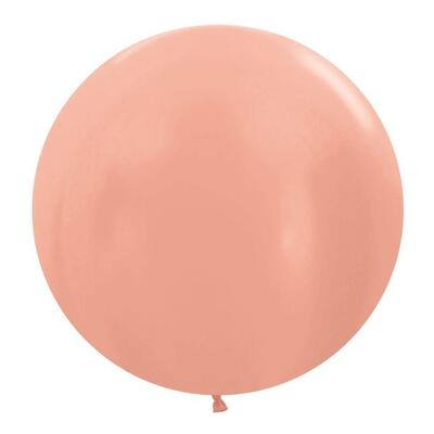 Shimmer Rose Gold Latex Balloon 36in 90cm (Pk 1)