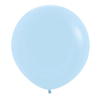Matte Pastel Blue Latex Balloon 36in 90cm (Pk 1)