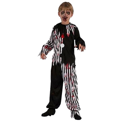 Child Bloody Clown Halloween Costume (Medium, 120-130cm) Pk 1