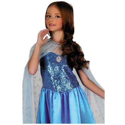 Child Ice Princess Snow Queen Costume (Medium, 120-130cm) Pk 1