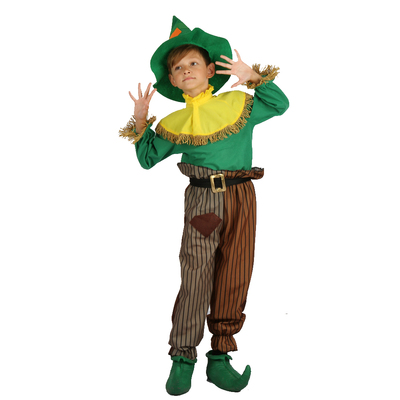 Child Mad Scarecrow Boy Costume (Medium, 120-130cm)