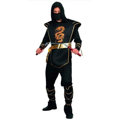 Adult Ninja Jumpsuit Costume (Large) Pk 1