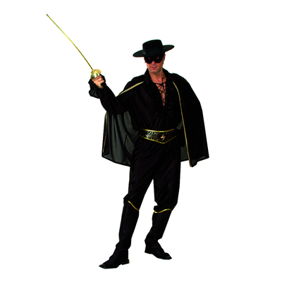 Adult Zorro Bandit Costume (Large) Pk 1