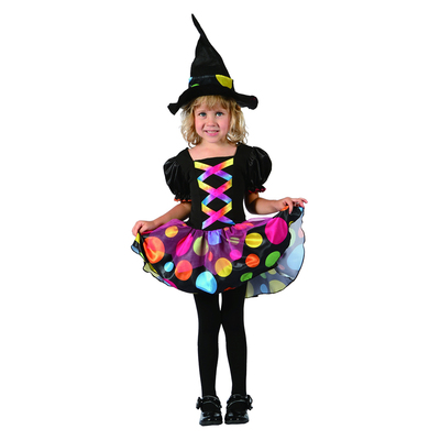 Toddler Pretty Witch Costume Halloween (2-3 Yrs) Pk 1