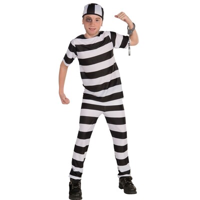 Child Convict Costume (Medium, 8-10 Years) Pk 1