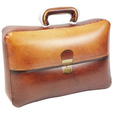 Inflatable Brown Briefcase with Handle 32cm