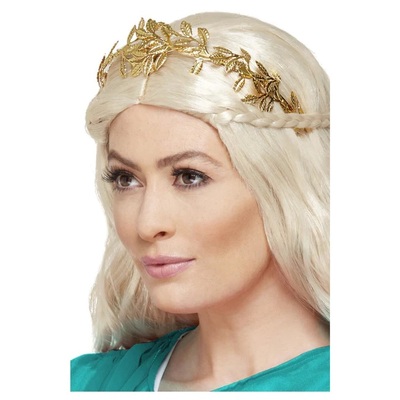Gold Grecian Greek Leaf Headband