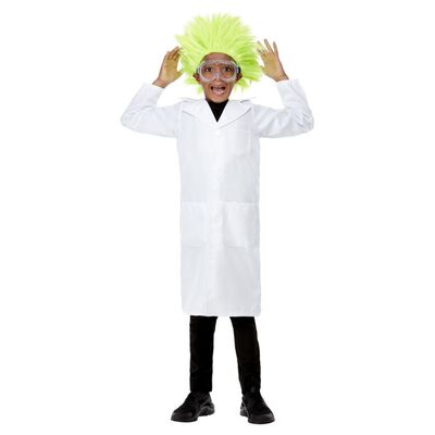 Child Green Explosive Scientist Wig (Pk 1)