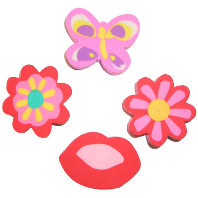 Girly Eraser Party Favours Pk 128 